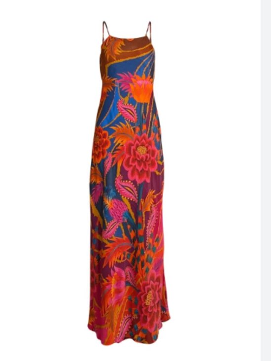 FARM Rio Dresses & Skirts - Tropical Silk Maxi FARM Rio Dress